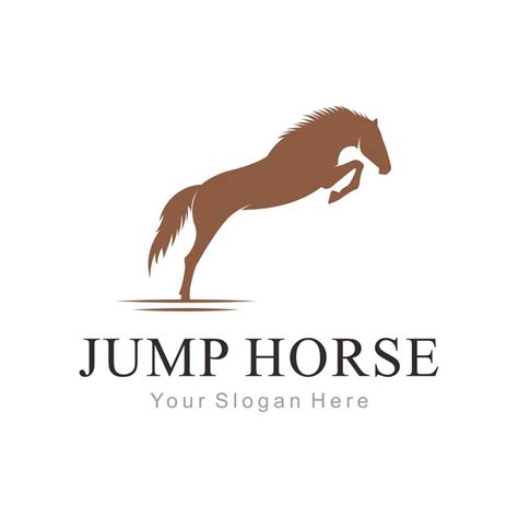 horse jumping logo.